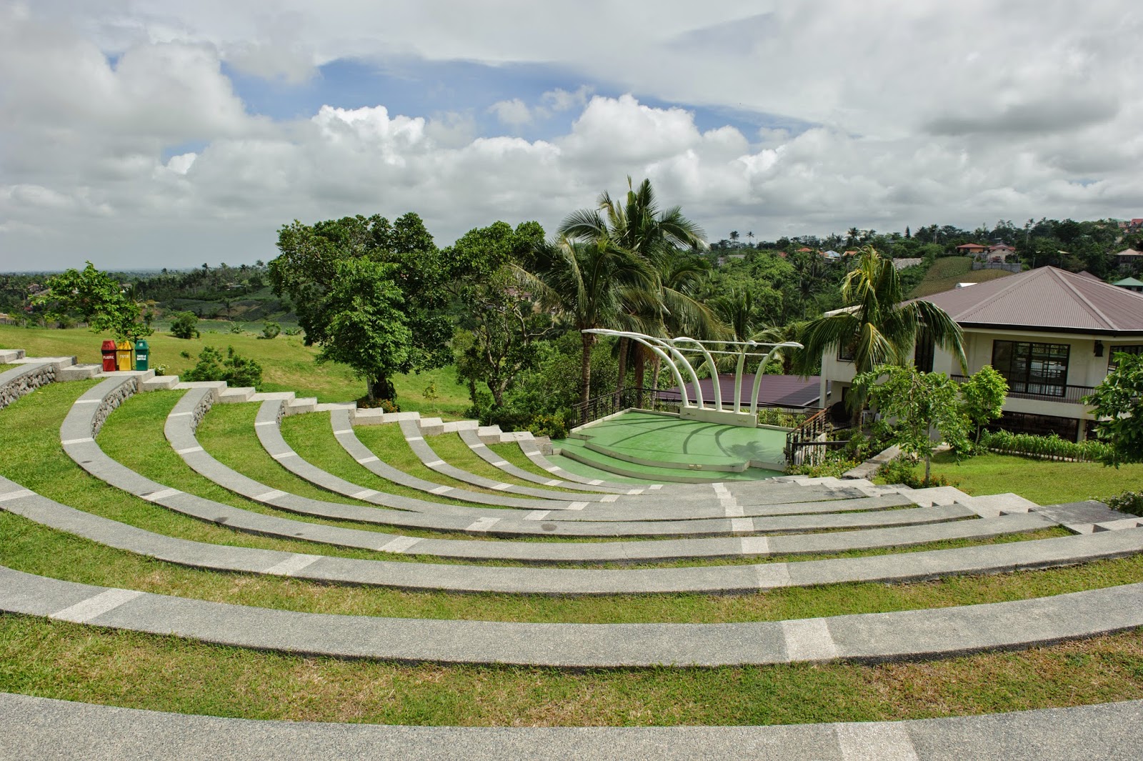 The amphitheater at CCT Tagaytay Retreat & Training Center, Philippines